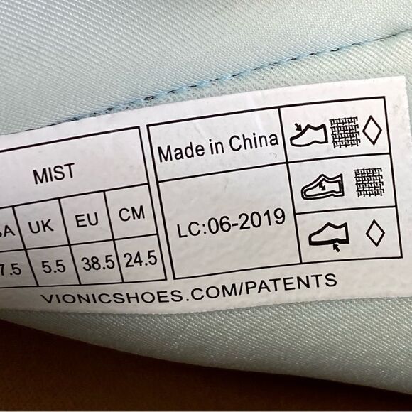 VIONIC DELMAR MIST WOMENS WALKING Sneaker Shoes DARK TAUPE SIZE 7.5 - Picture 6 of 8